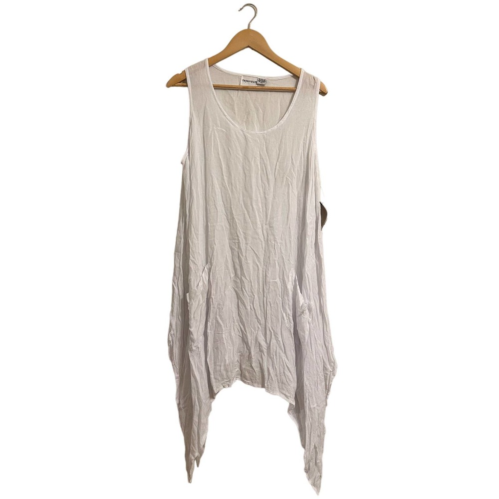 Raya Sun White Beach Cover Up Size XL NEW WITH TAGS